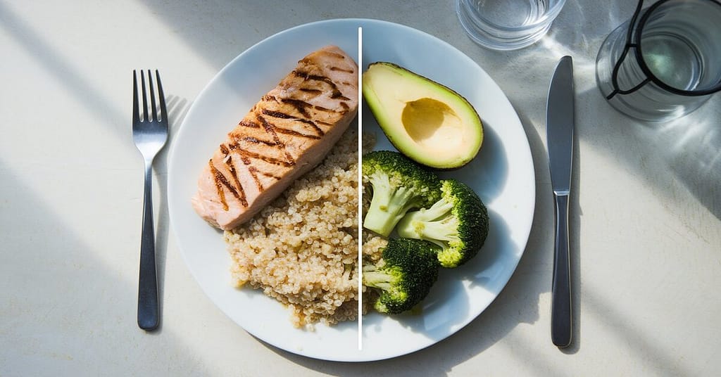 100 50 method for weight loss in a plate