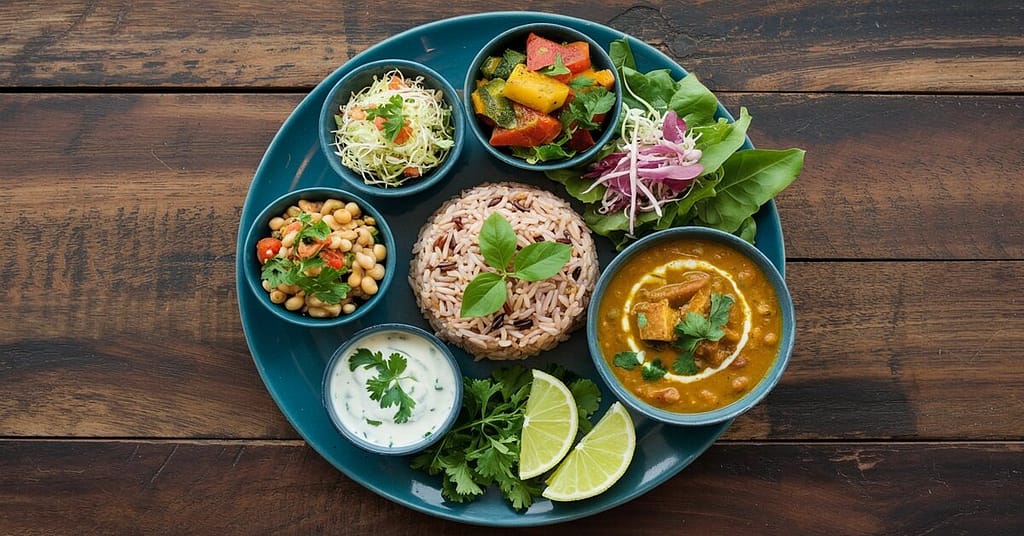 veg Indian diet chart for weight loss